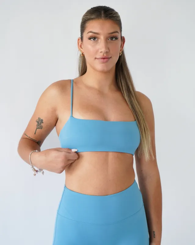 Define Bandeau Sports Bra - Sky sold by First Health Apparel