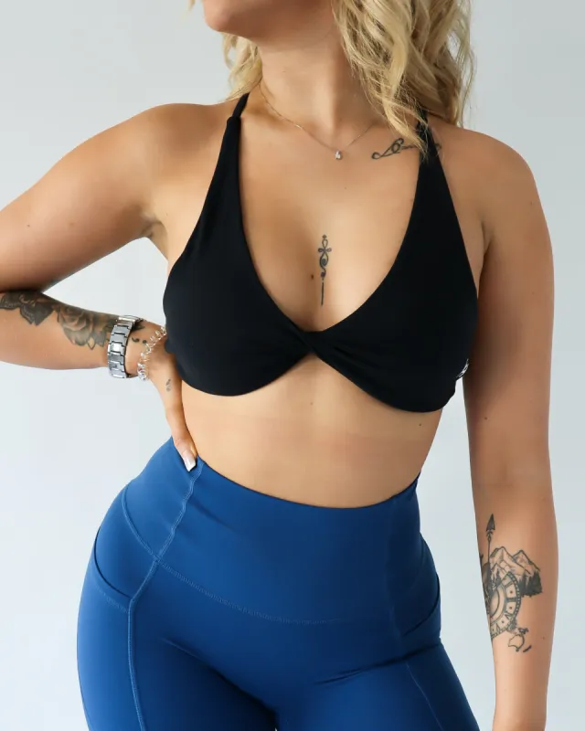 DREAM SPORTS BRA - Black sold by First Health Apparel