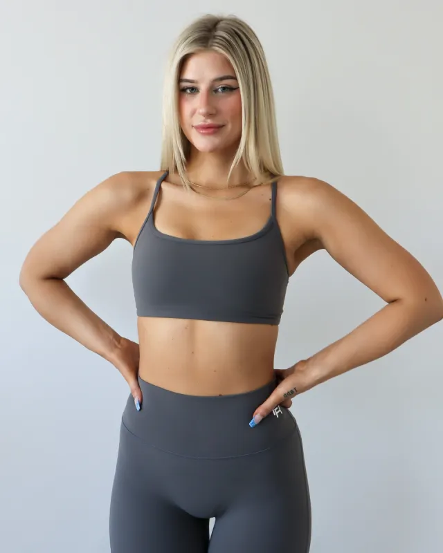 Core Sports Bra - Stone sold by First Health Apparel