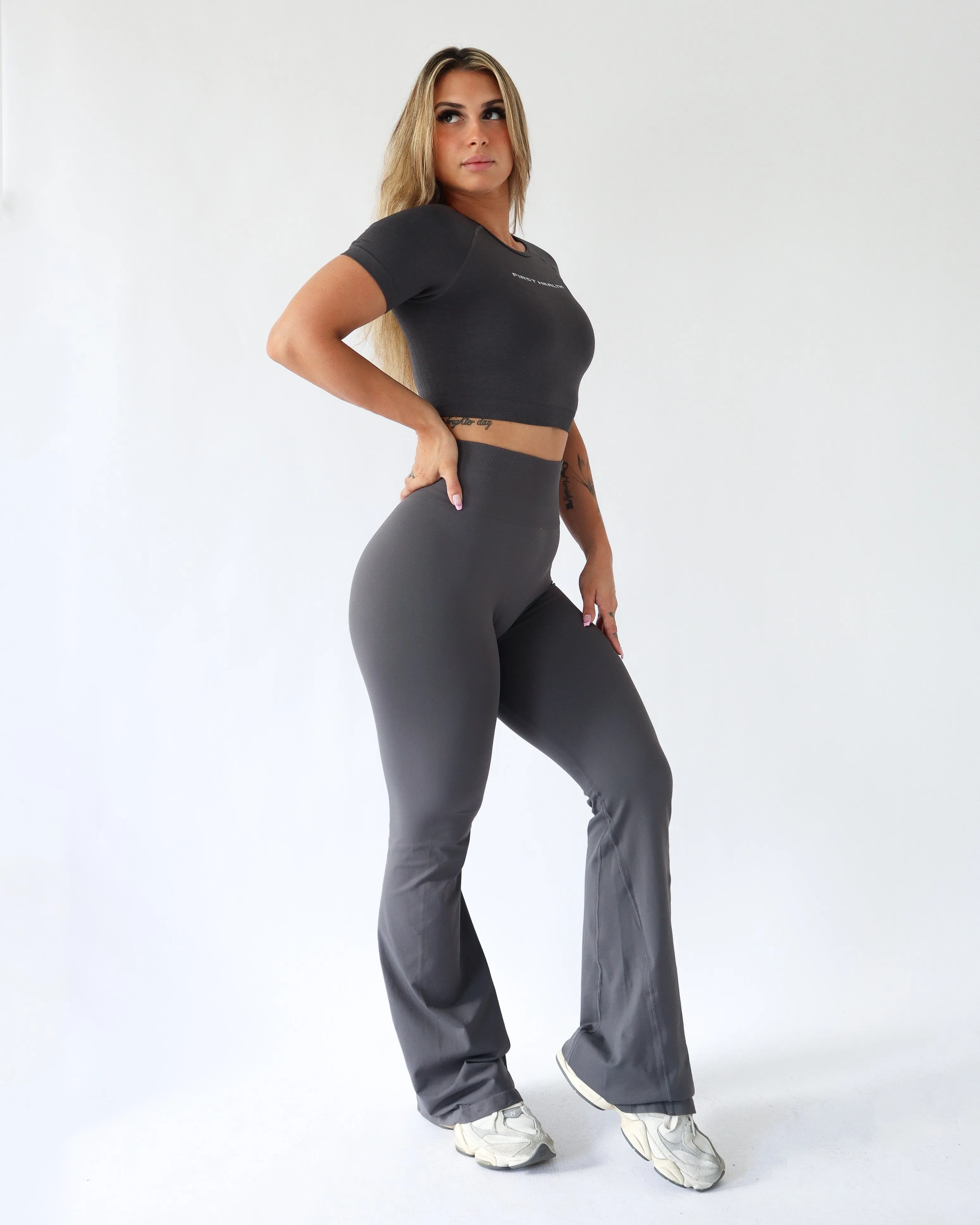 Enhance Flare Leggings - Galaxy sold by First Health Apparel product image thumbnail 4