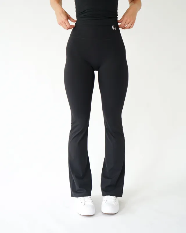 Impact Flare Leggings - Black sold by First Health Apparel