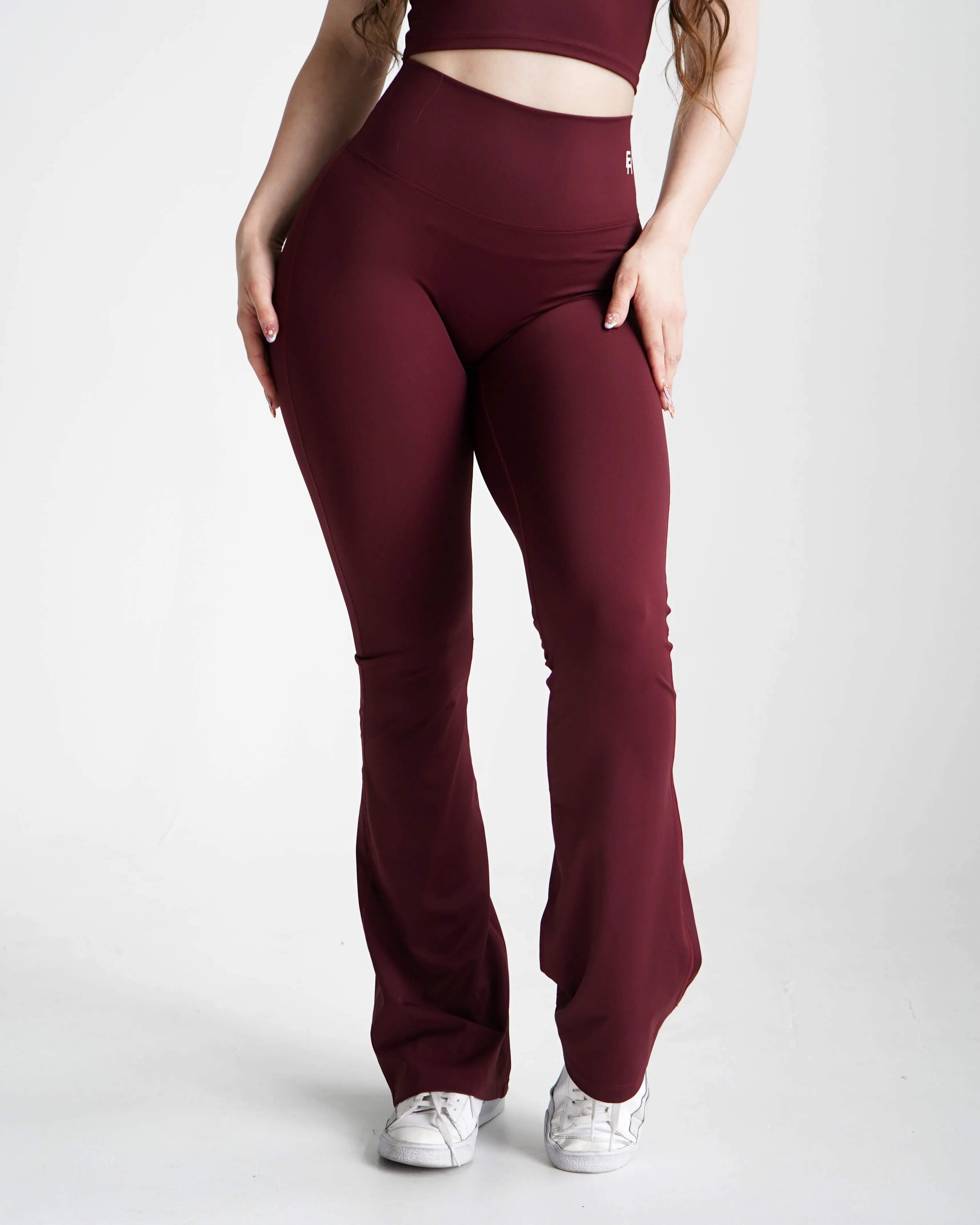 Impact Flare Leggings - Wine sold by First Health Apparel