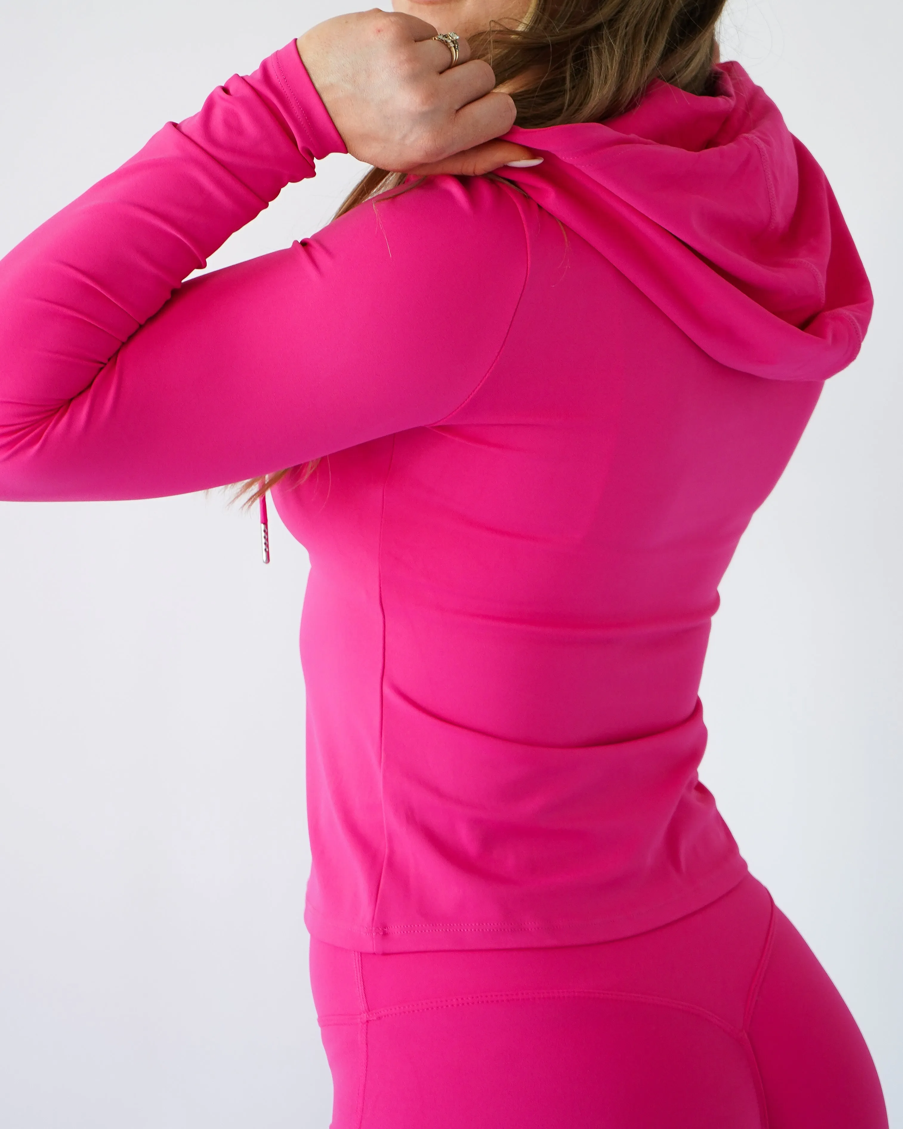 Define Hoodie - Magenta sold by First Health Apparel product image thumbnail 2