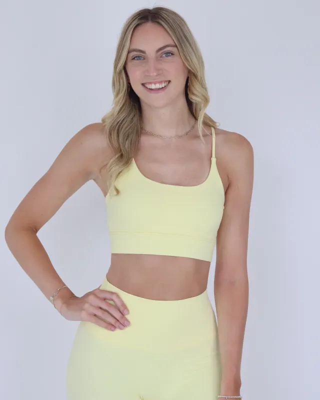 ADAPT SPORTS BRA — Blonde sold by First Health Apparel