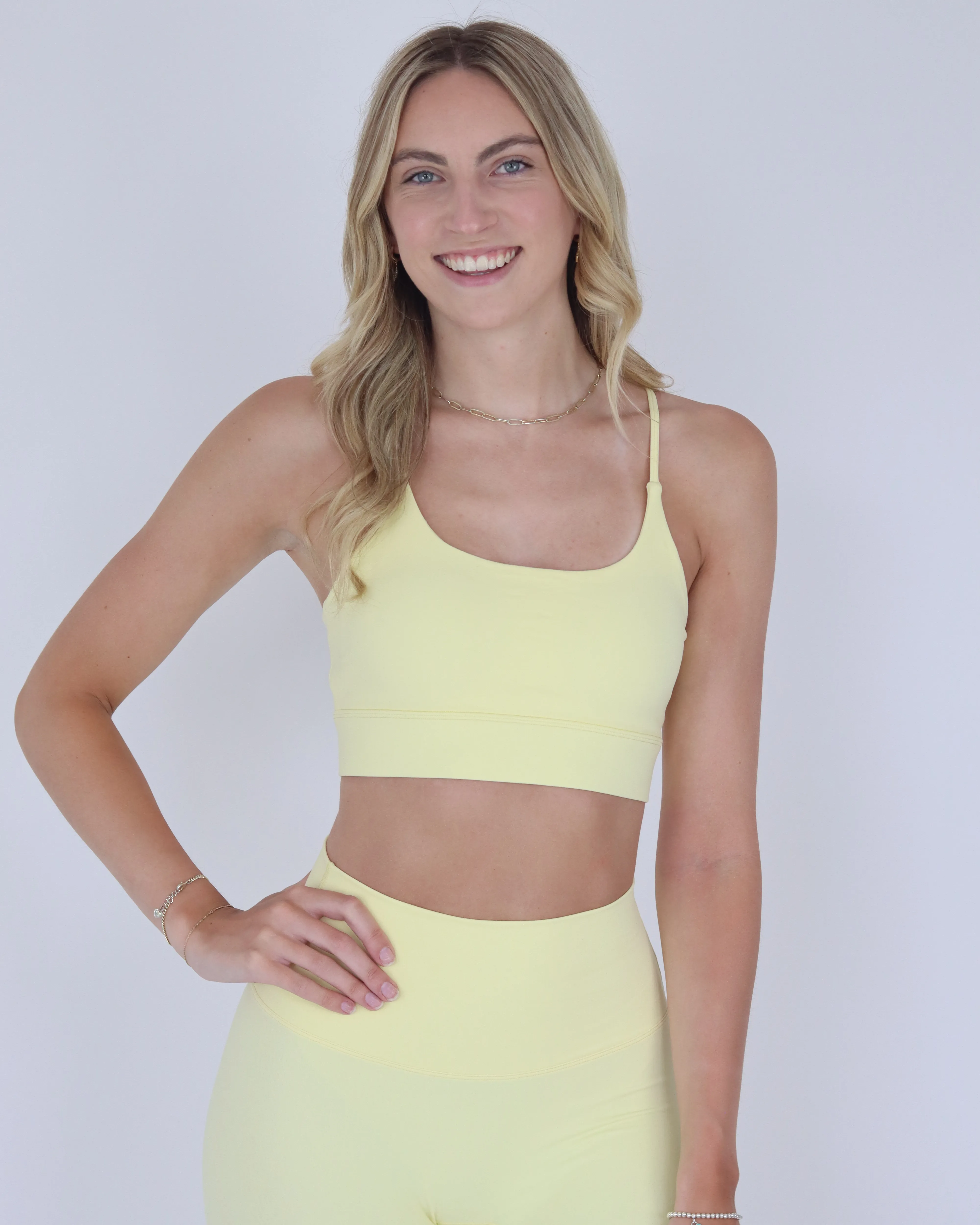 ADAPT SPORTS BRA — Blonde sold by First Health Apparel