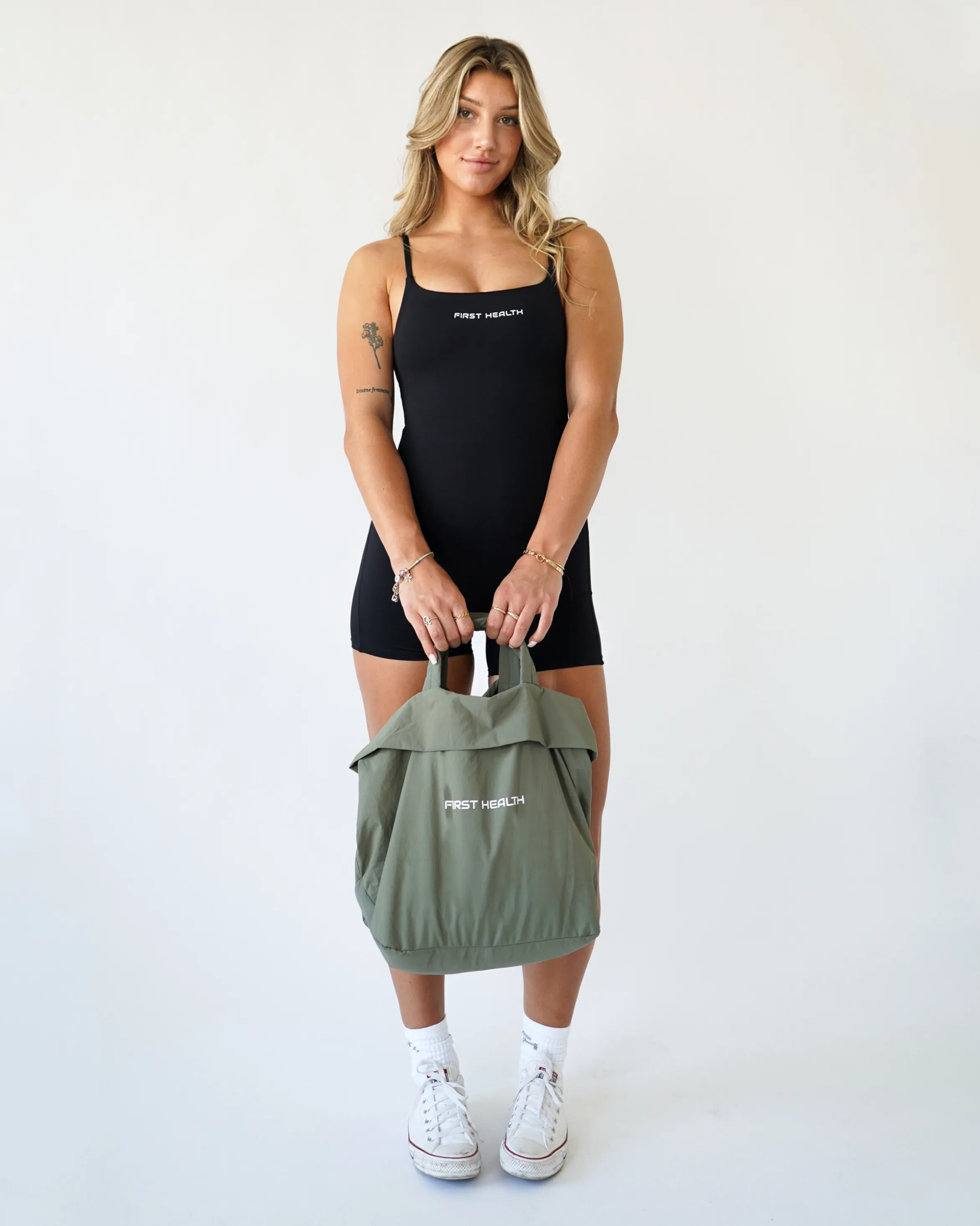 Everyday Gym Tote - Olive sold by First Health Apparel product image thumbnail 3