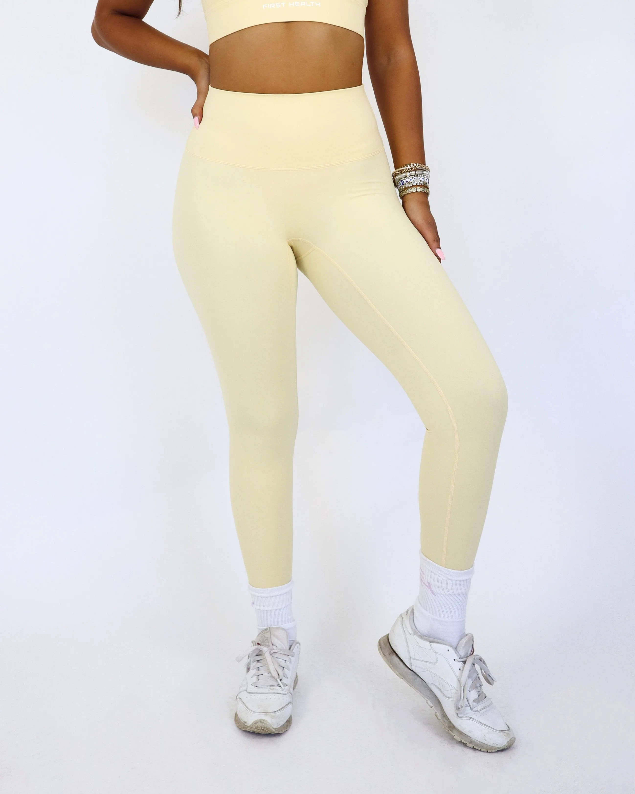 Performance Leggings - Popcorn sold by First Health Apparel product image thumbnail 3