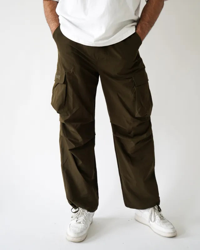 Parachute Cargo Joggers - Army sold by First Health Apparel