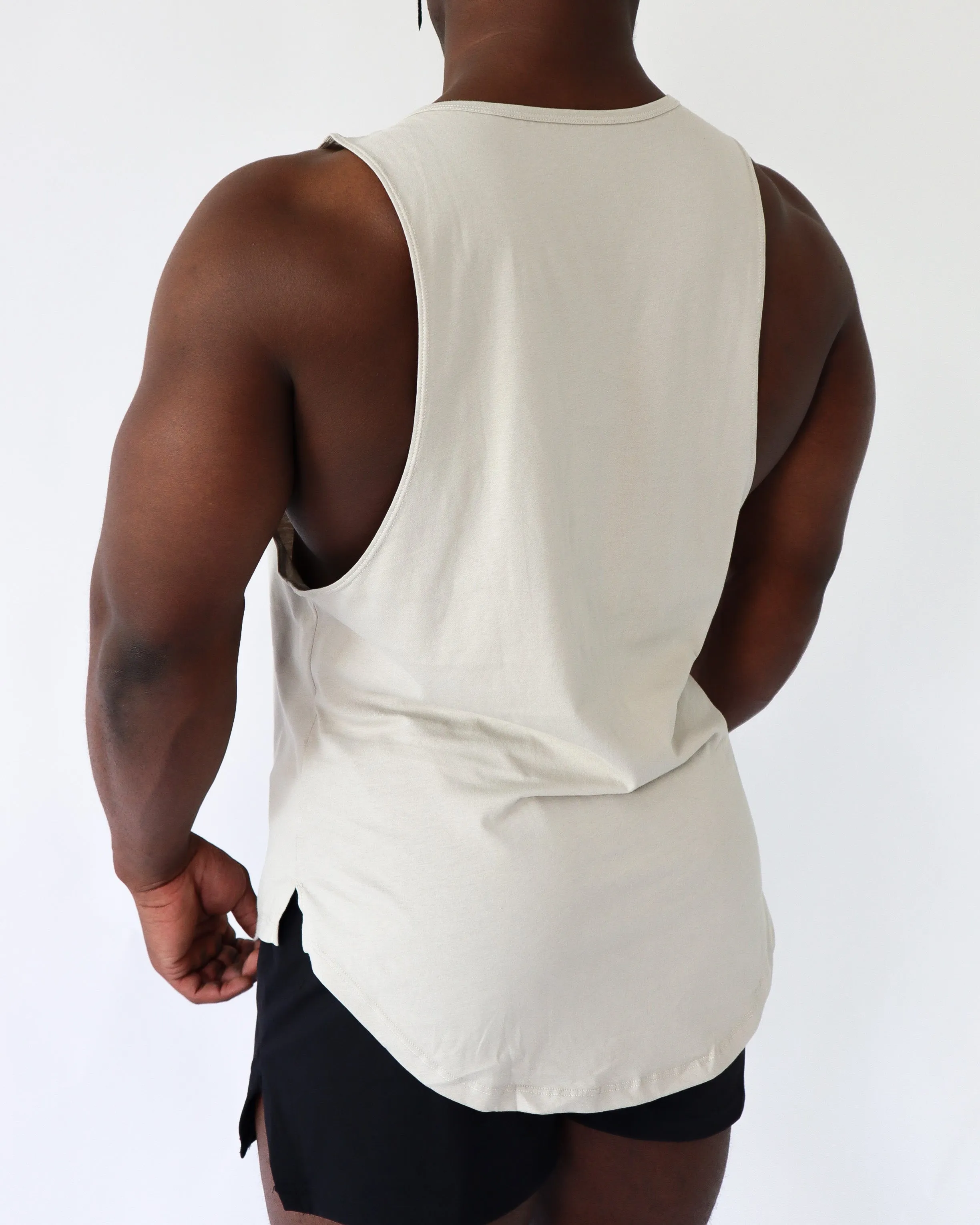 VITAL TANK TOP - Sand sold by First Health Apparel product image thumbnail 2