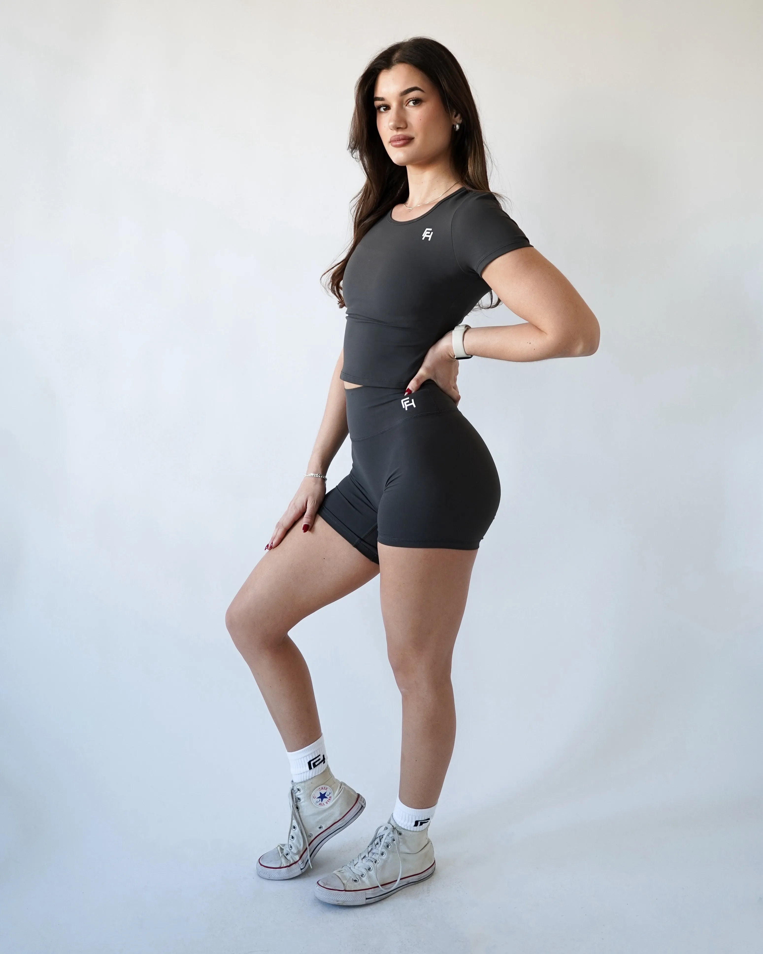 Performance Tee - Iron sold by First Health Apparel product image thumbnail 3