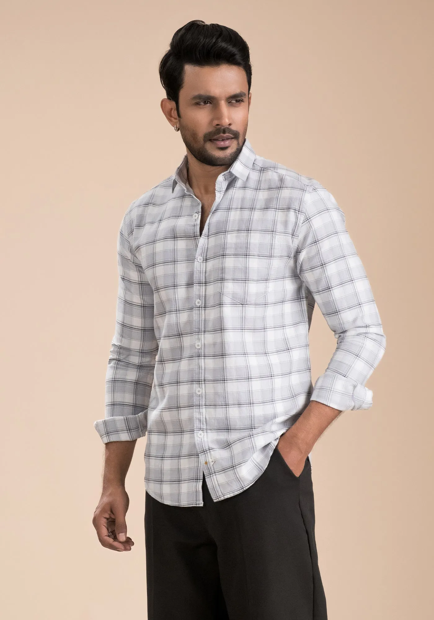 Men's Casual Full Shirt sold by TopTen-Mart product image thumbnail 2