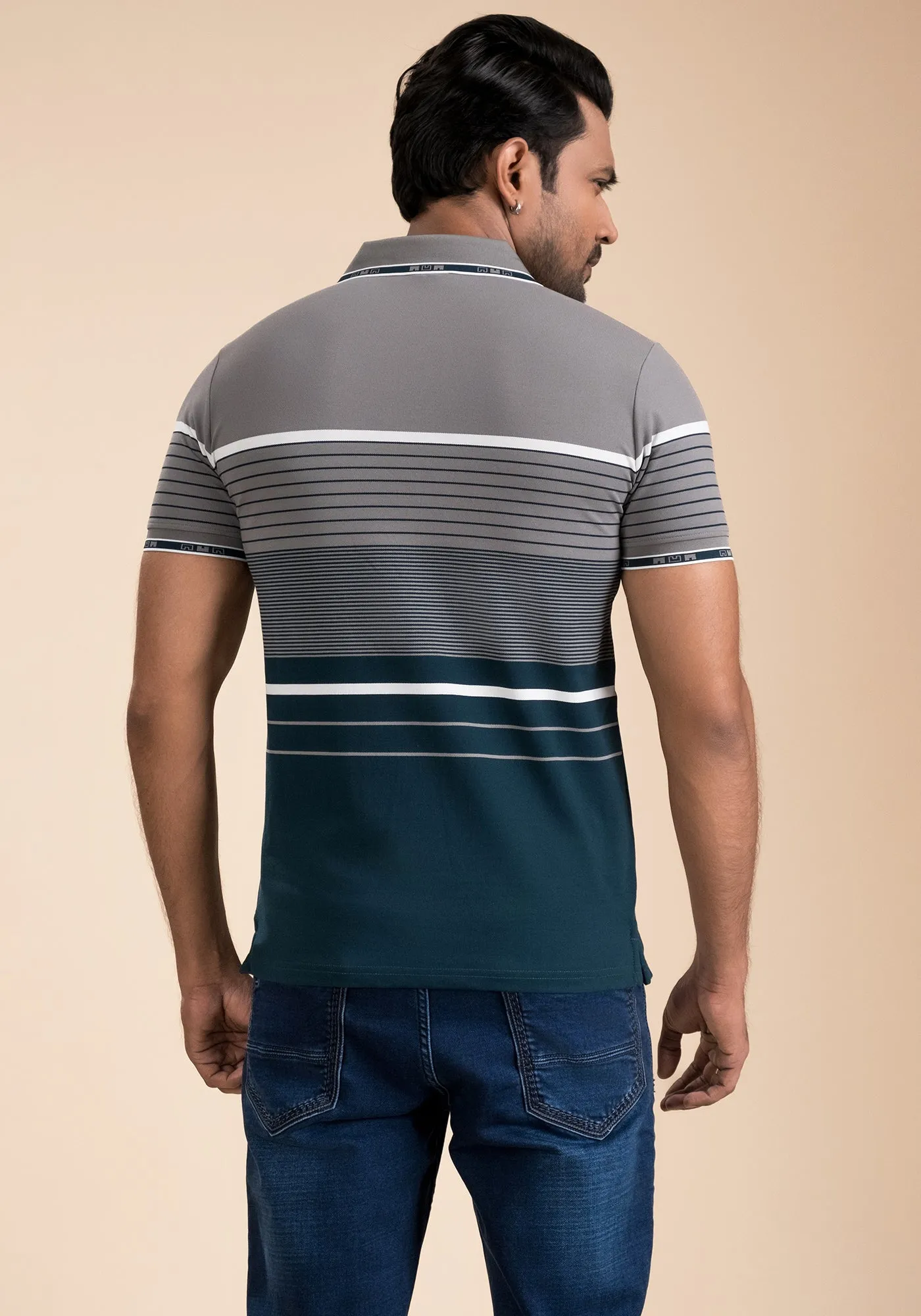 Men’s Stripe Polo sold by TopTen-Mart product image thumbnail 3