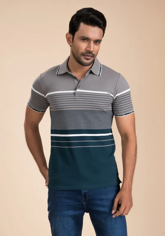 Men’s Stripe Polo made by TopTen-Mart