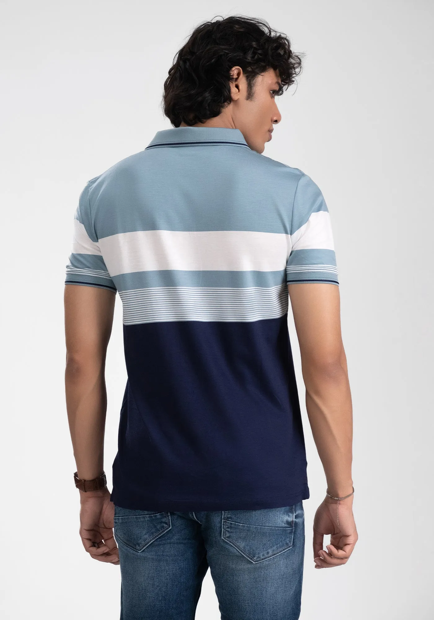Men’s Stripe Polo sold by TopTen-Mart product image thumbnail 3
