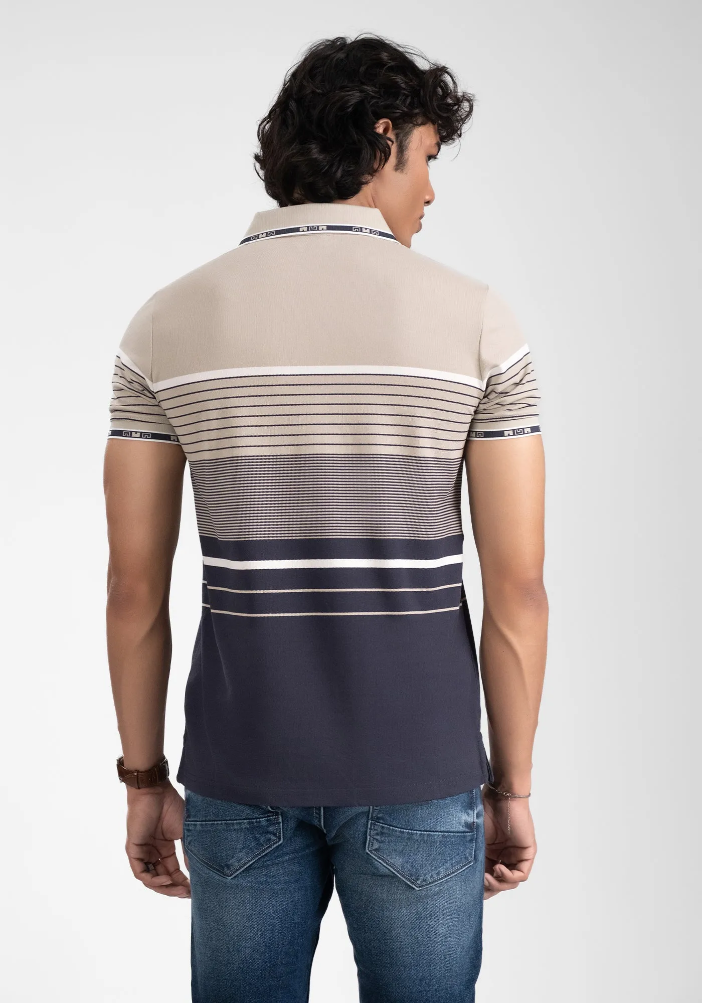 Men’s Stripe Polo sold by TopTen-Mart product image thumbnail 3