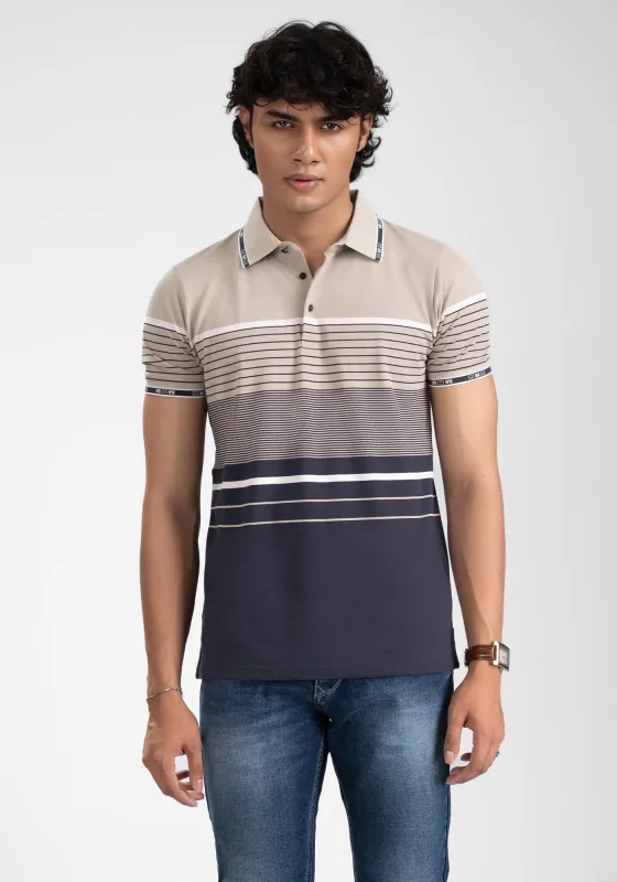 Men’s Stripe Polo made by TopTen-Mart