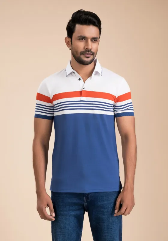 Men’s Stripe Polo made by TopTen-Mart