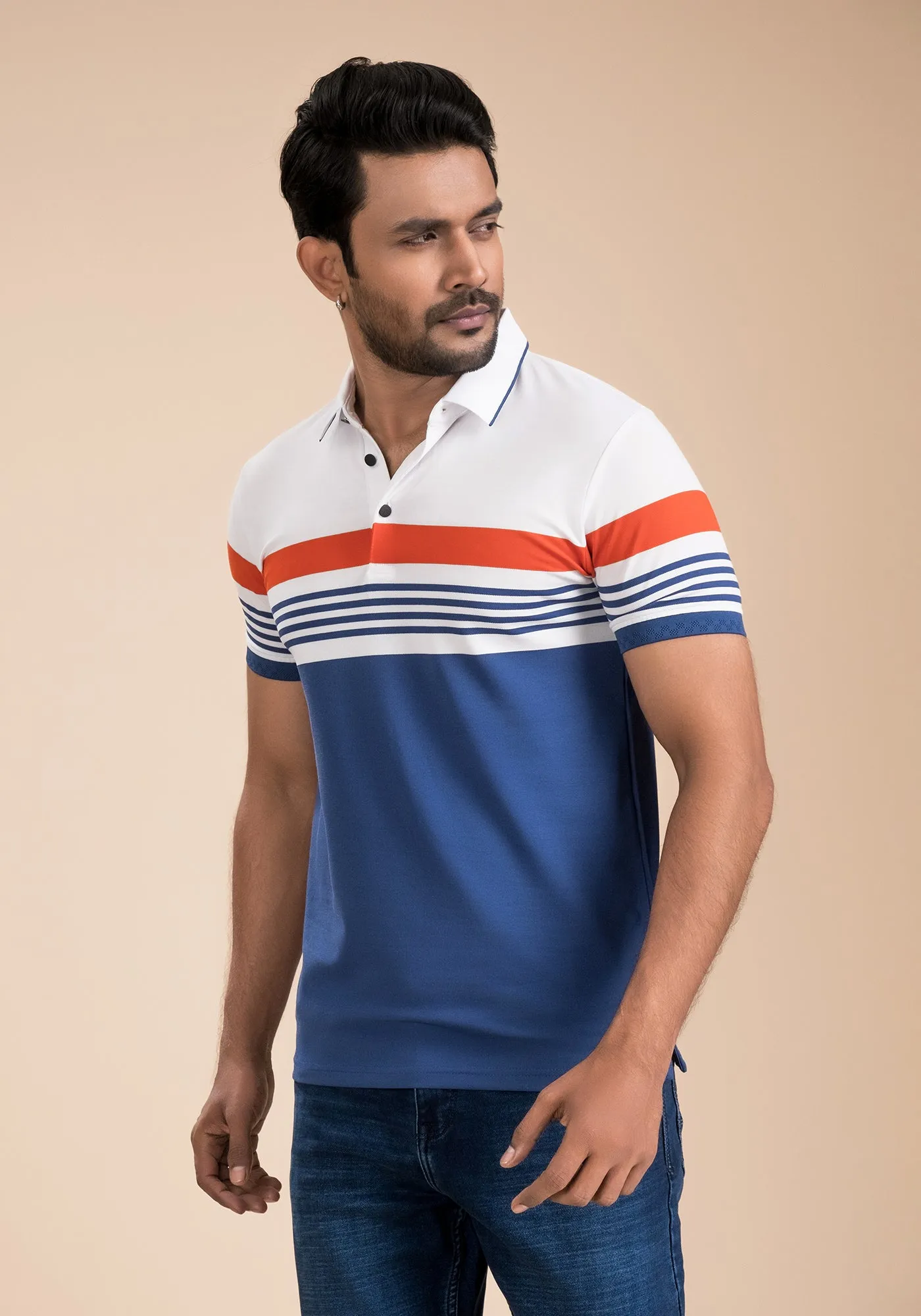 Men’s Stripe Polo sold by TopTen-Mart product image thumbnail 2