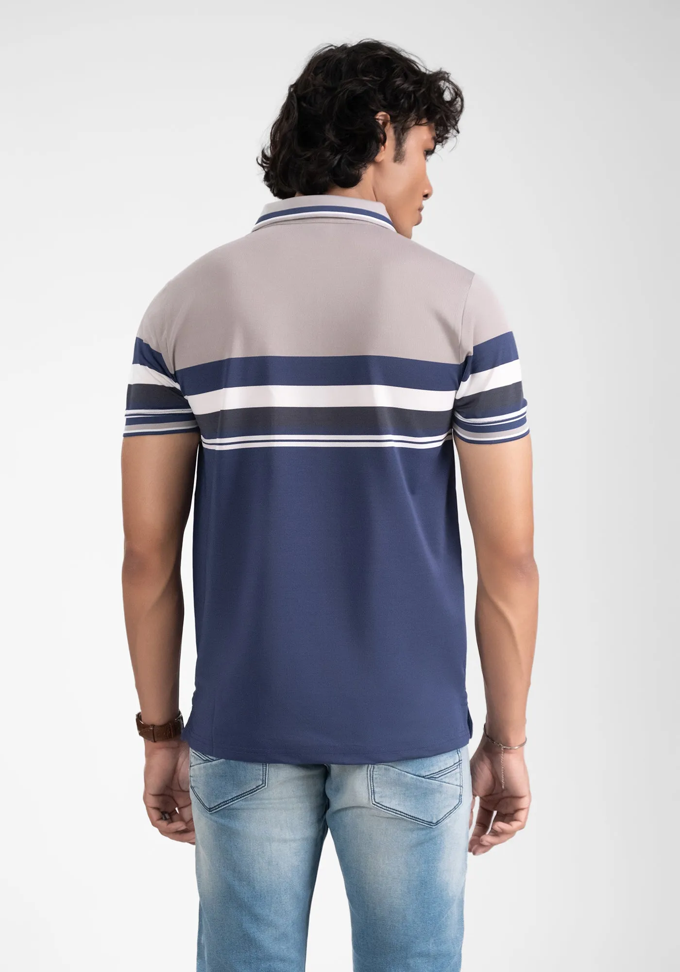 Men’s Stripe Polo sold by TopTen-Mart product image thumbnail 3