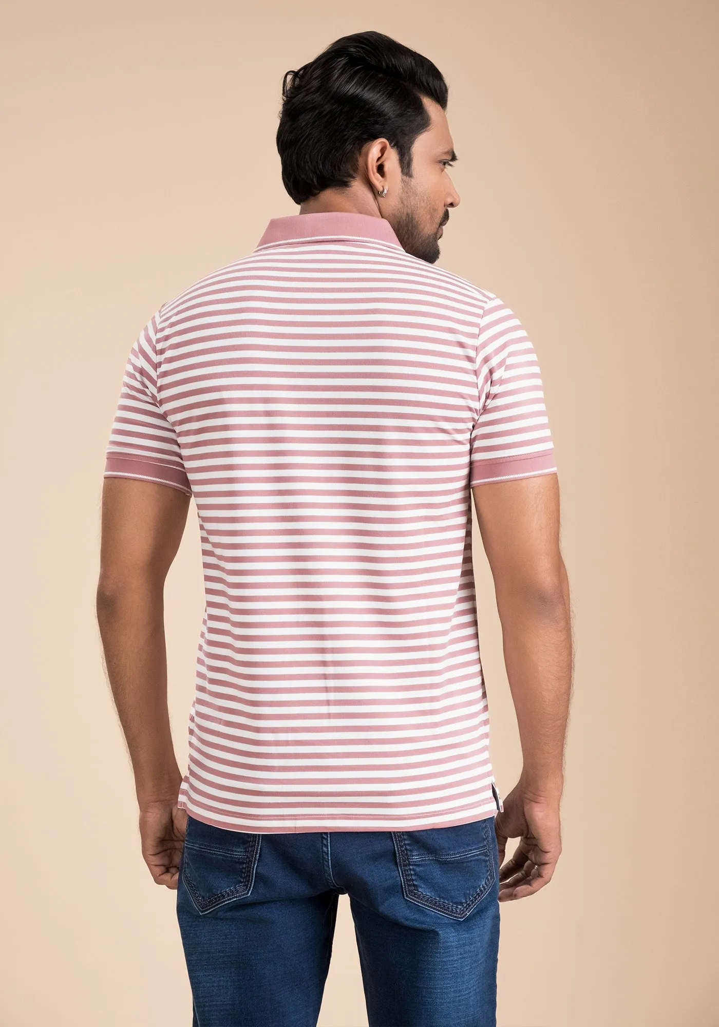 Men’s Stripe Polo sold by TopTen-Mart product image thumbnail 3