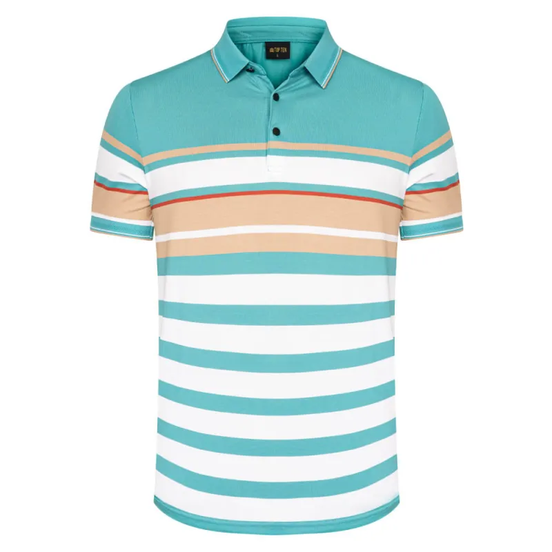 Men’s Stripe Polo made by TopTen-Mart