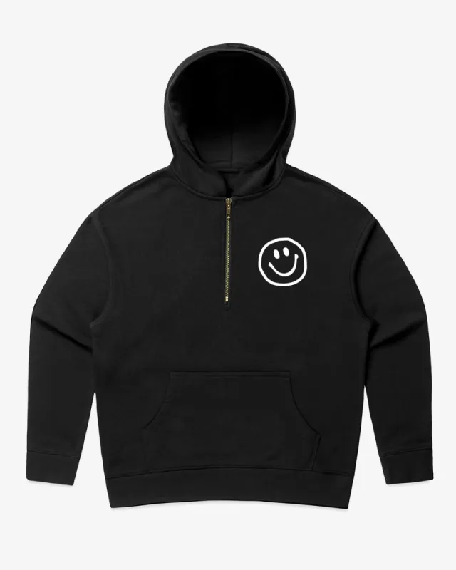 Nice Day W Half Zip Hoodie sold by Camp Brand Goods