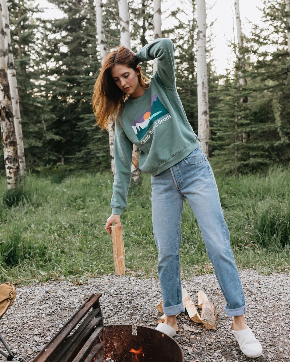 Campers Delight Sweatshirt sold by Camp Brand Goods product image thumbnail 4