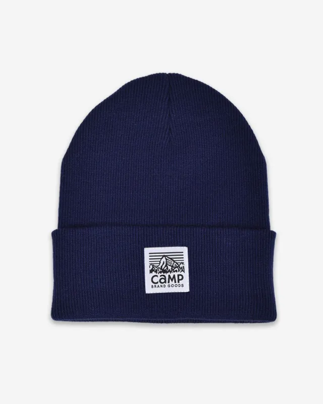 Heritage Logo Toque - Navy sold by Camp Brand Goods