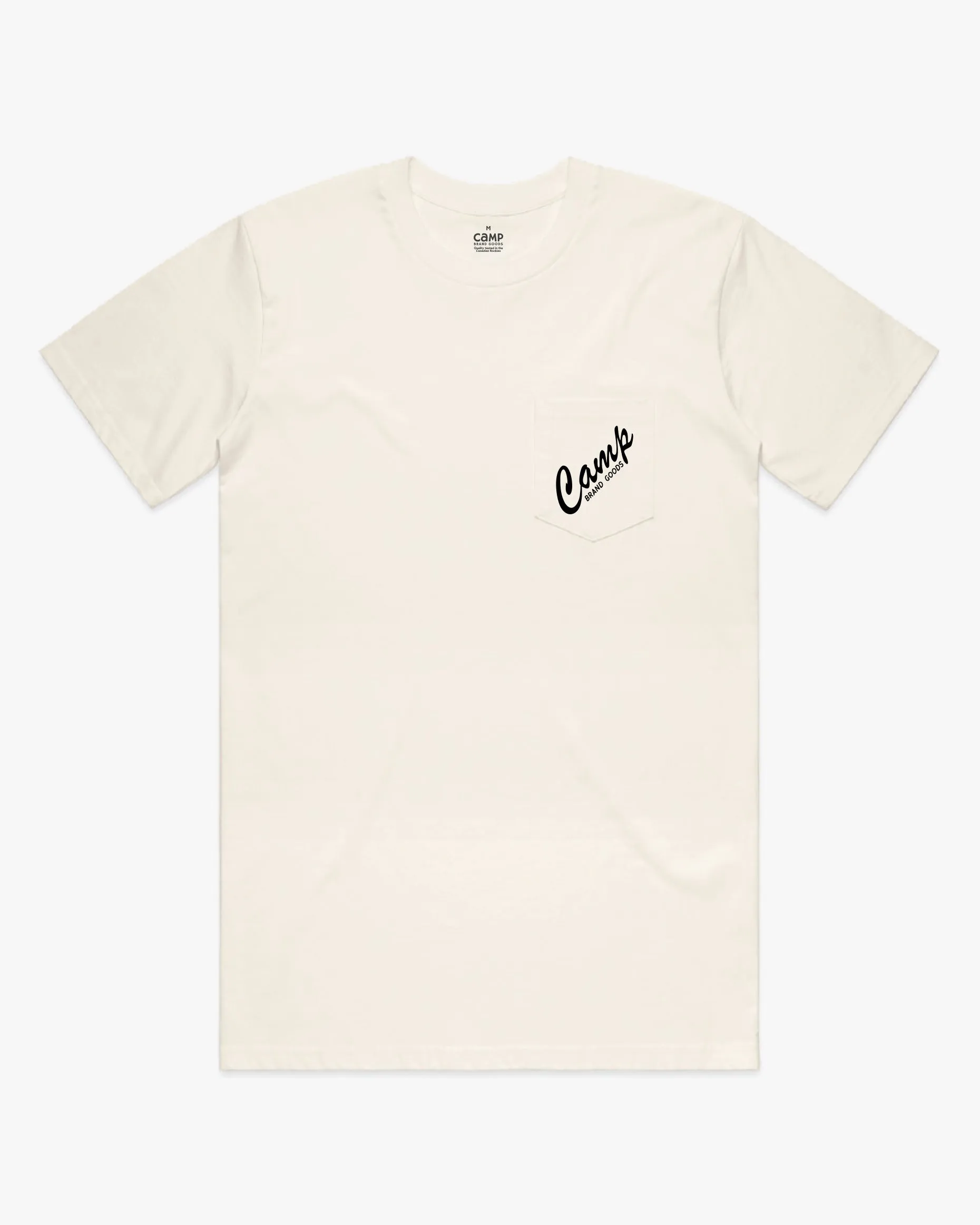 Rocky Mountain Pocket Tee - Ecru sold by Camp Brand Goods