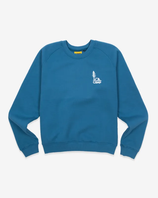 In Tents Box-Cut Sweatshirt sold by Camp Brand Goods