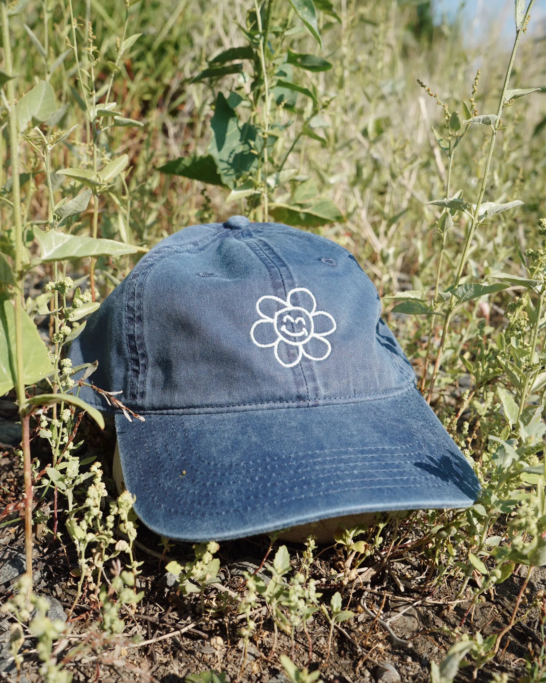 Daisy Embroidered Dad Cap sold by Camp Brand Goods