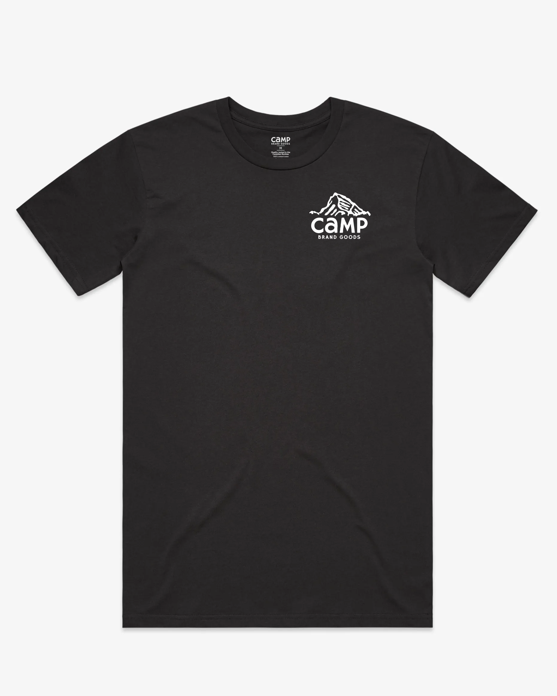 Peak Logo Classic Tee - Coal sold by Camp Brand Goods