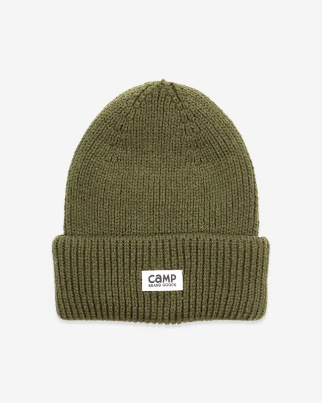 Camp Wordmark Ribbed Toque sold by Camp Brand Goods