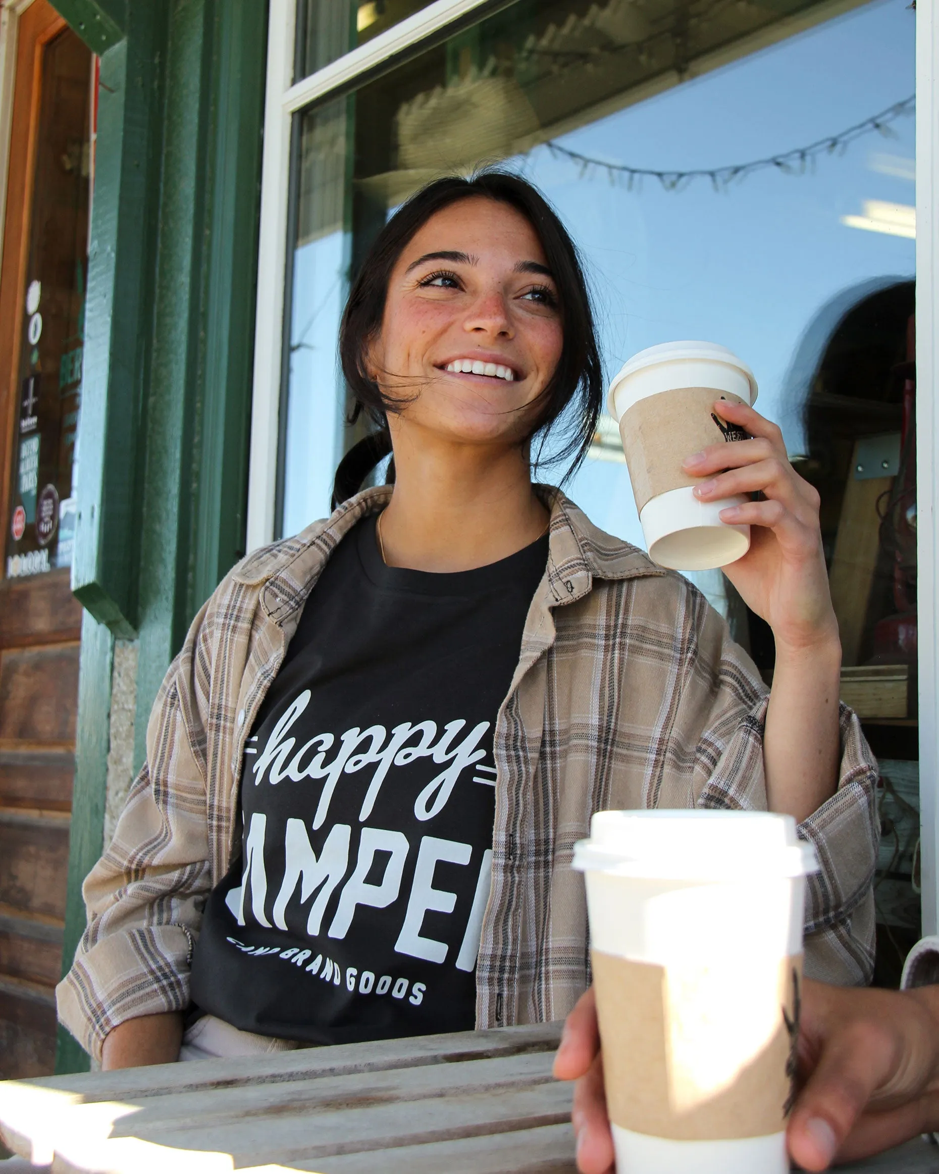 Happy Camper W Classic Tee sold by Camp Brand Goods