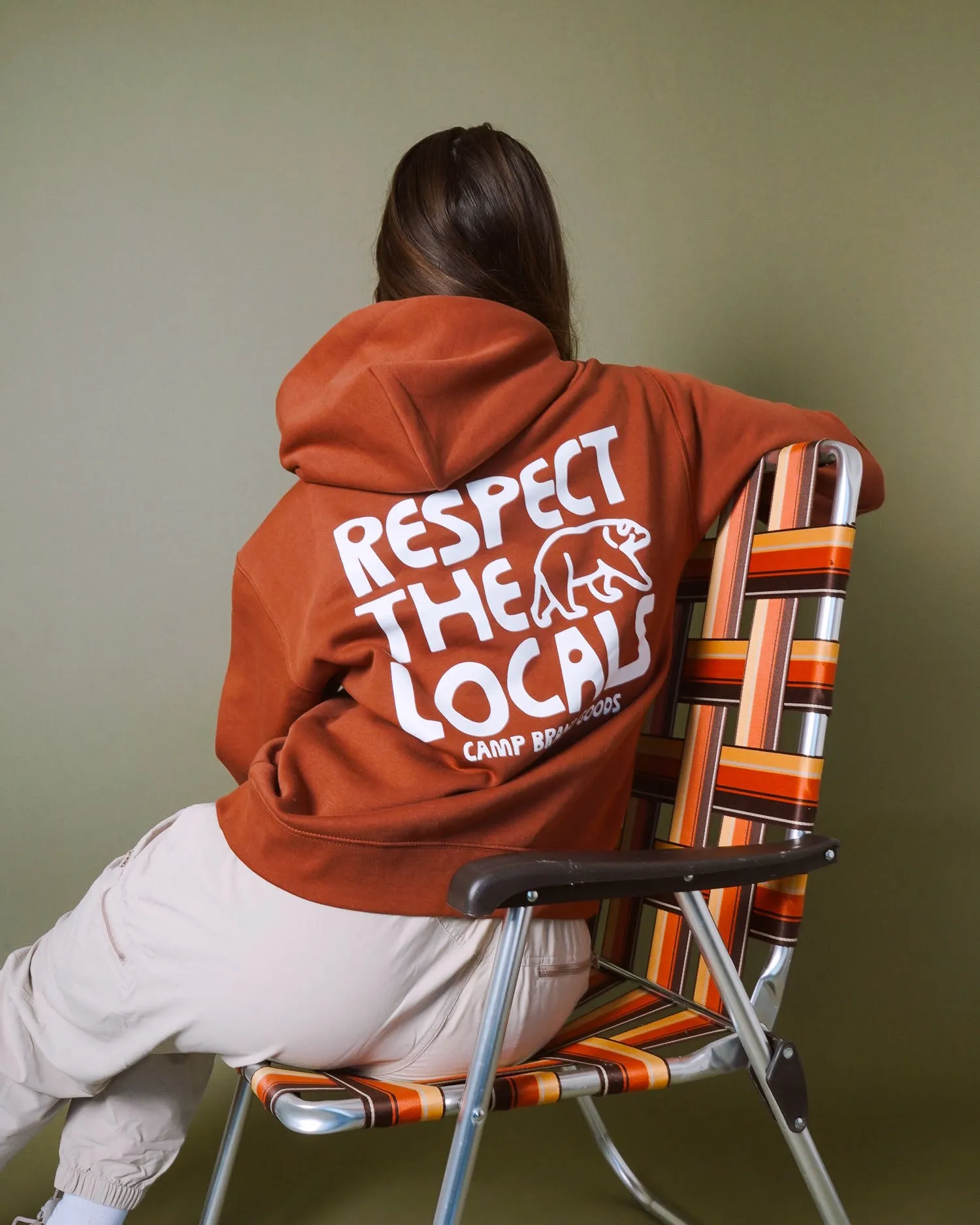 Respect Hoodie - Clay sold by Camp Brand Goods product image thumbnail 3