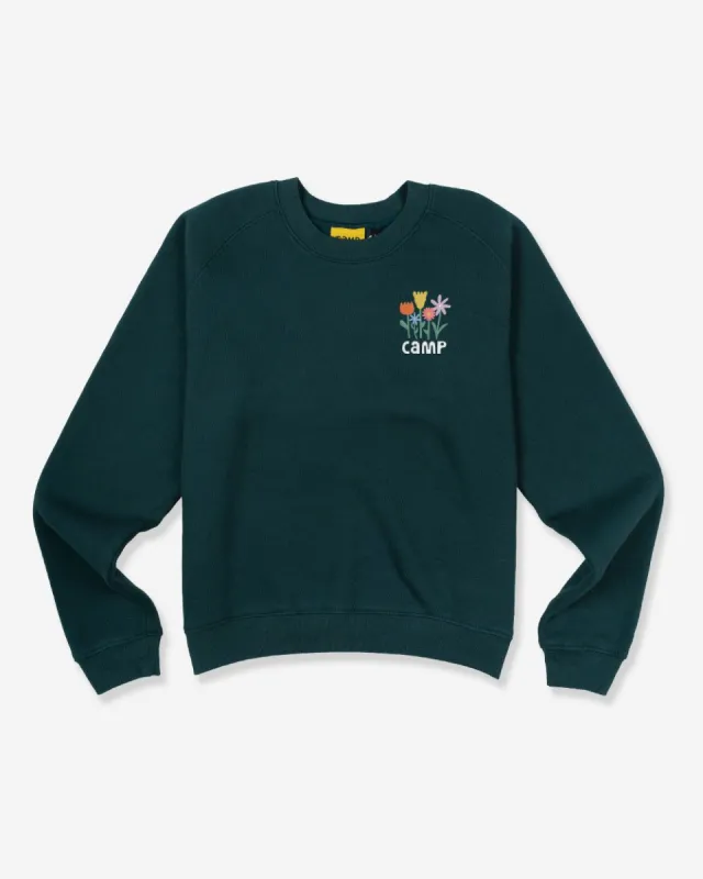 Wildflower Box Cut Sweatshirt sold by Camp Brand Goods