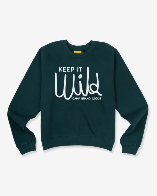 Keep it Wild Box Cut Sweatshirt sold by Camp Brand Goods