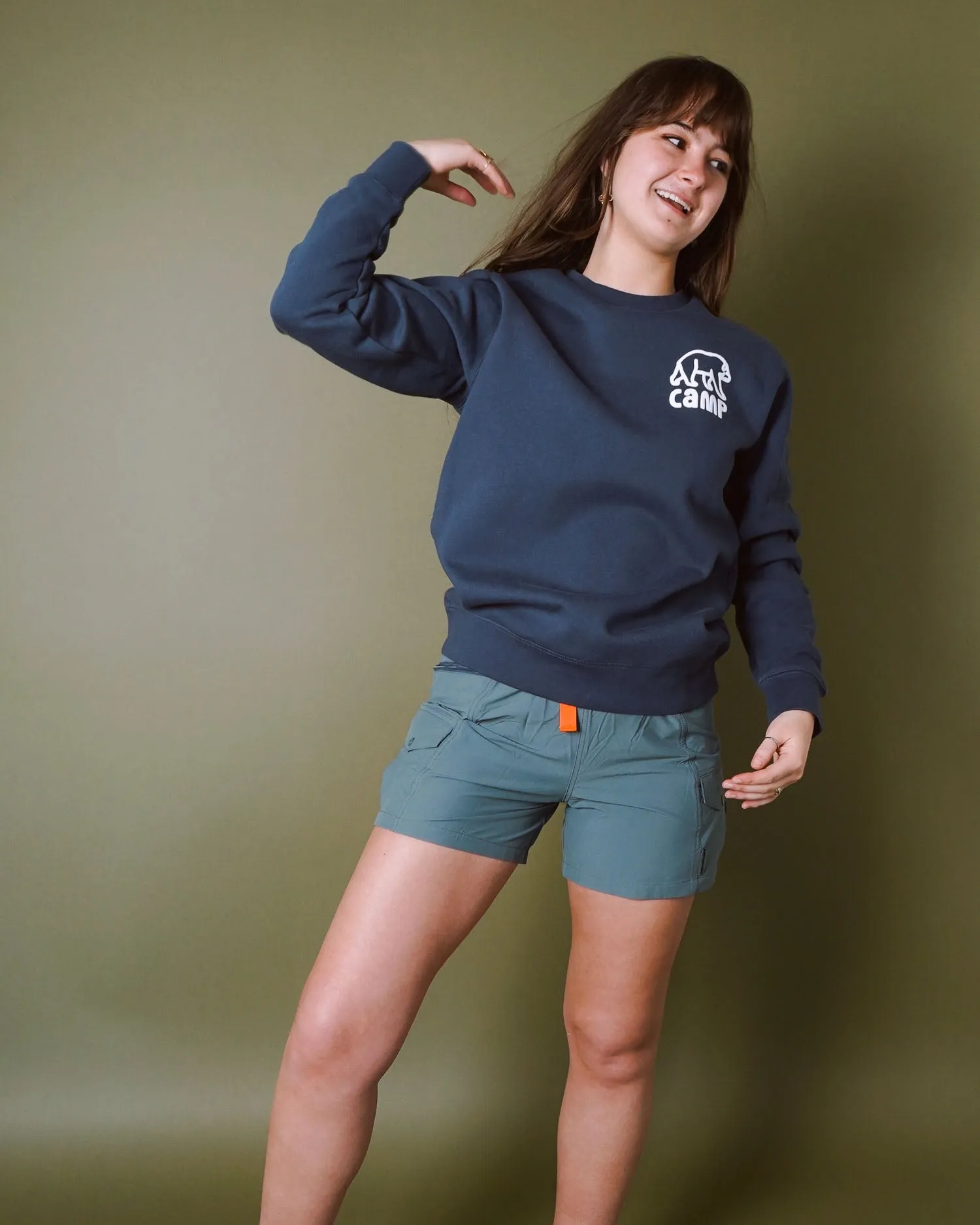 Griz Classic Crew - Petrol sold by Camp Brand Goods product image thumbnail 3