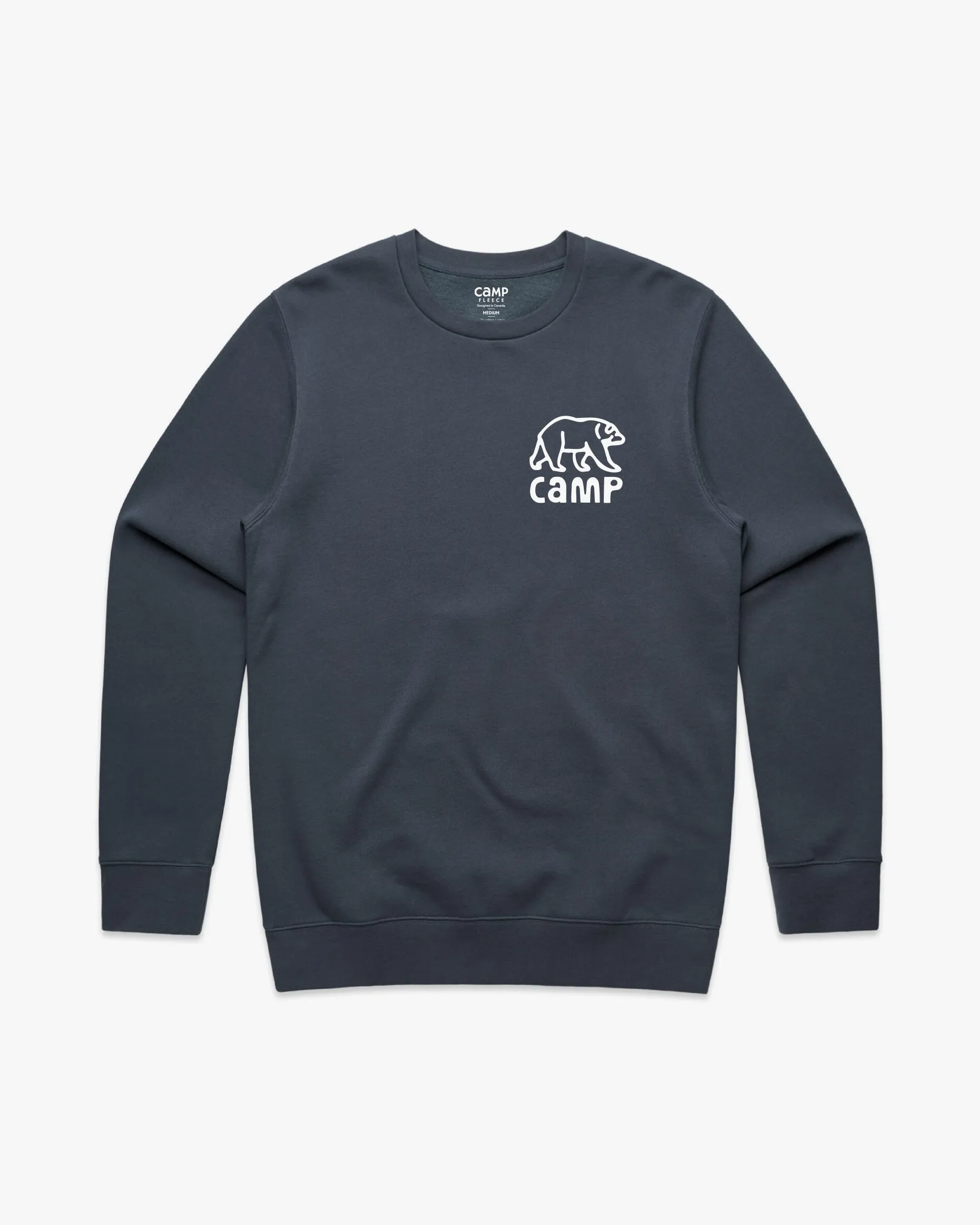 Griz Classic Crew - Petrol sold by Camp Brand Goods