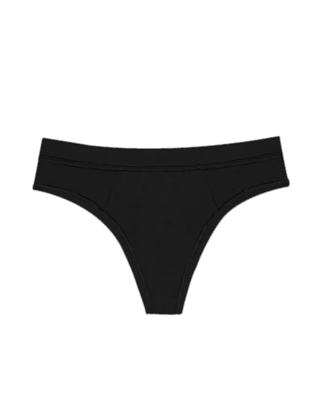 Mineral Undies Black Thong sold by Camp Brand Goods