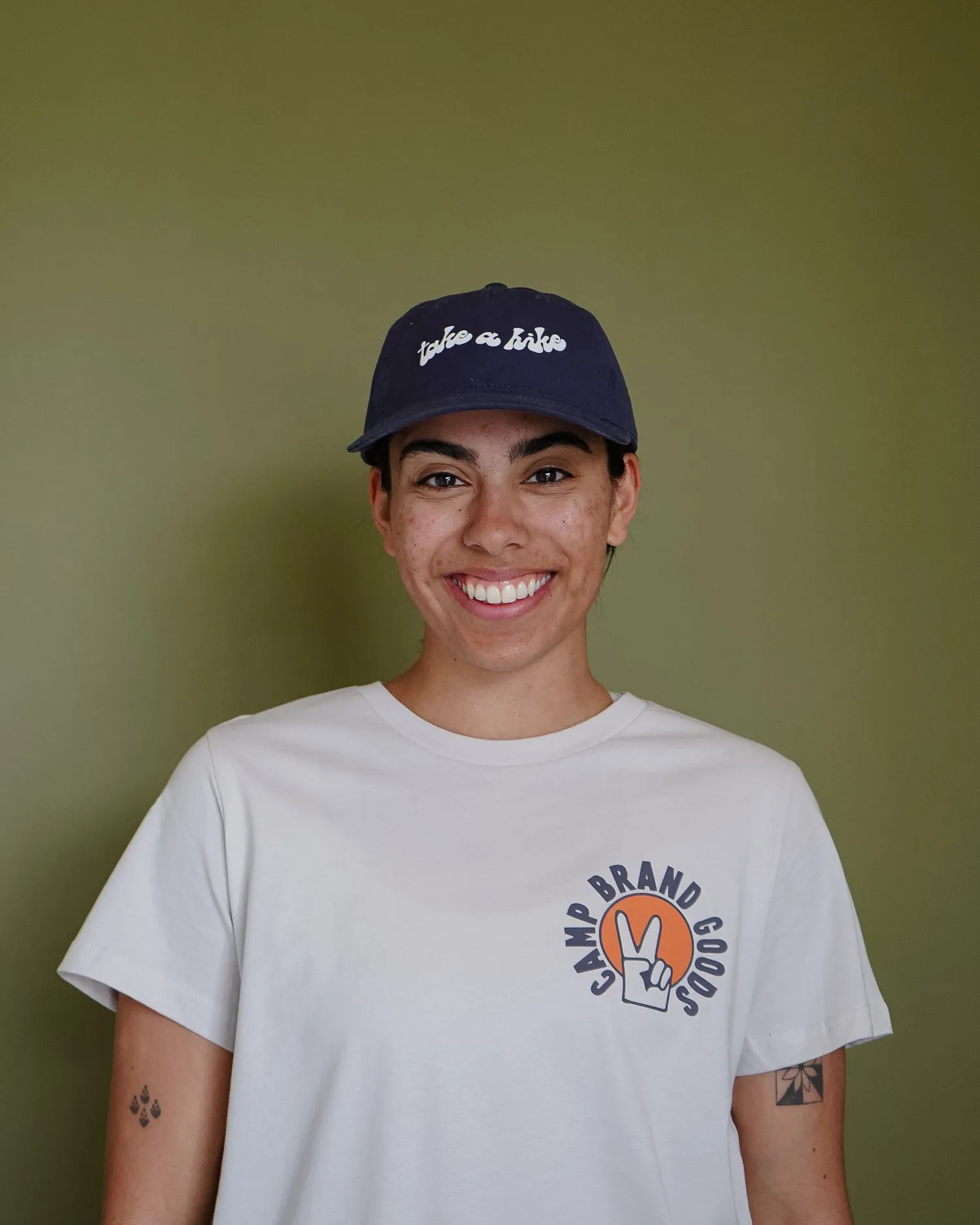 Take A Hike Dad Cap sold by Camp Brand Goods product image thumbnail 2