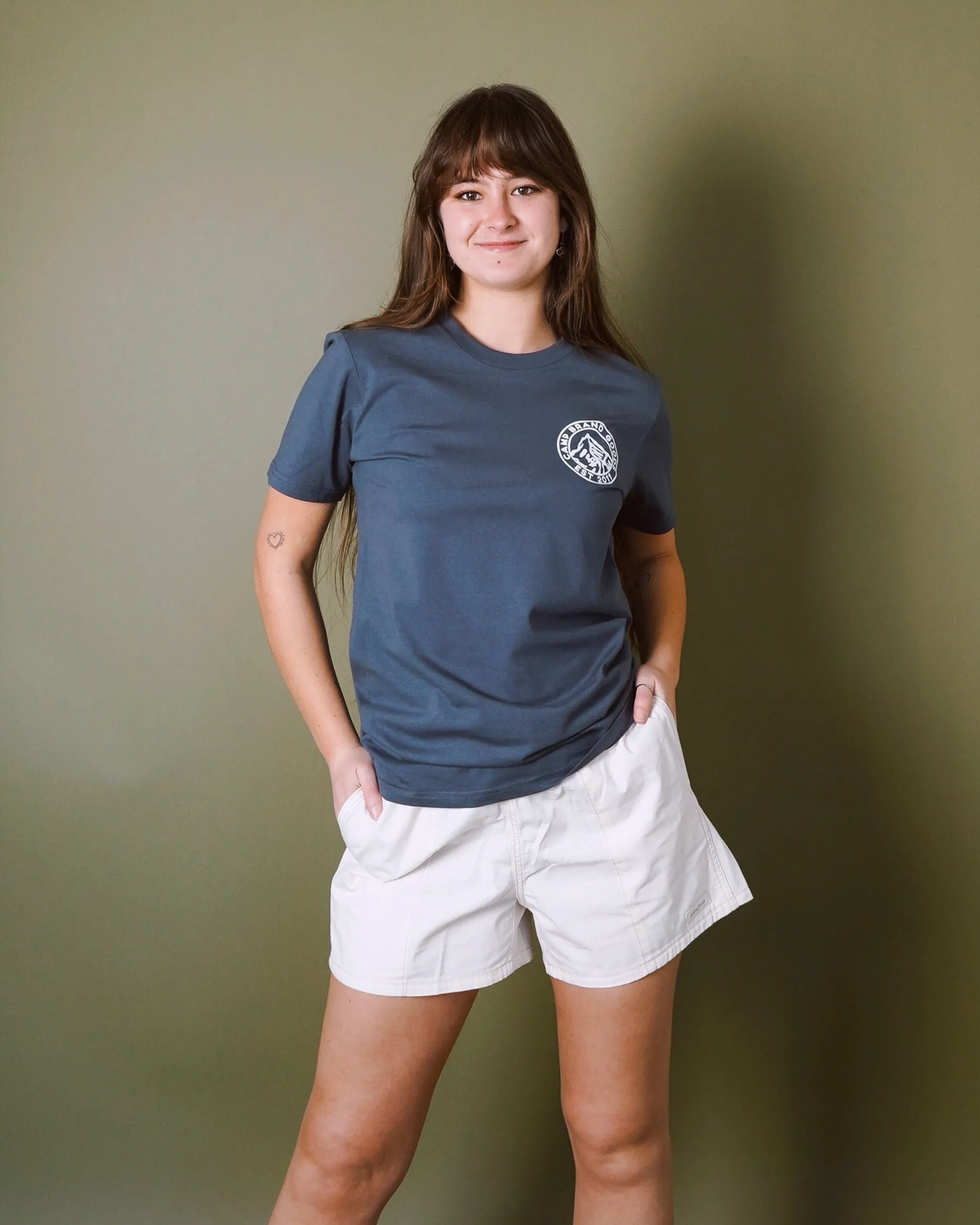 Heritage Crest Classic Tee sold by Camp Brand Goods product image thumbnail 3