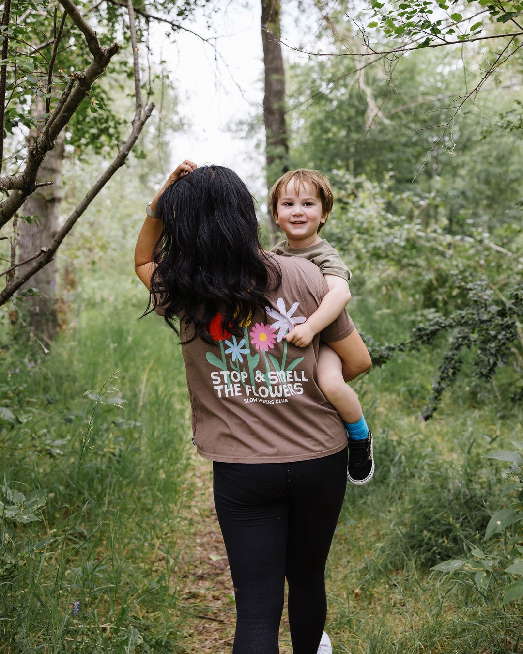 Smell the Flowers Box-Cut Tee sold by Camp Brand Goods product image thumbnail 4