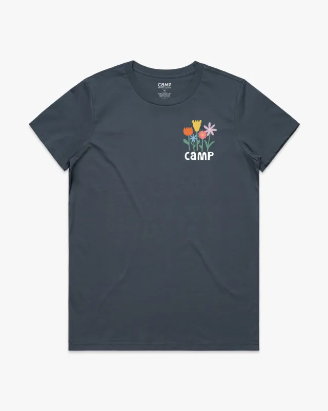 Smell The Flowers W Classic Tee sold by Camp Brand Goods