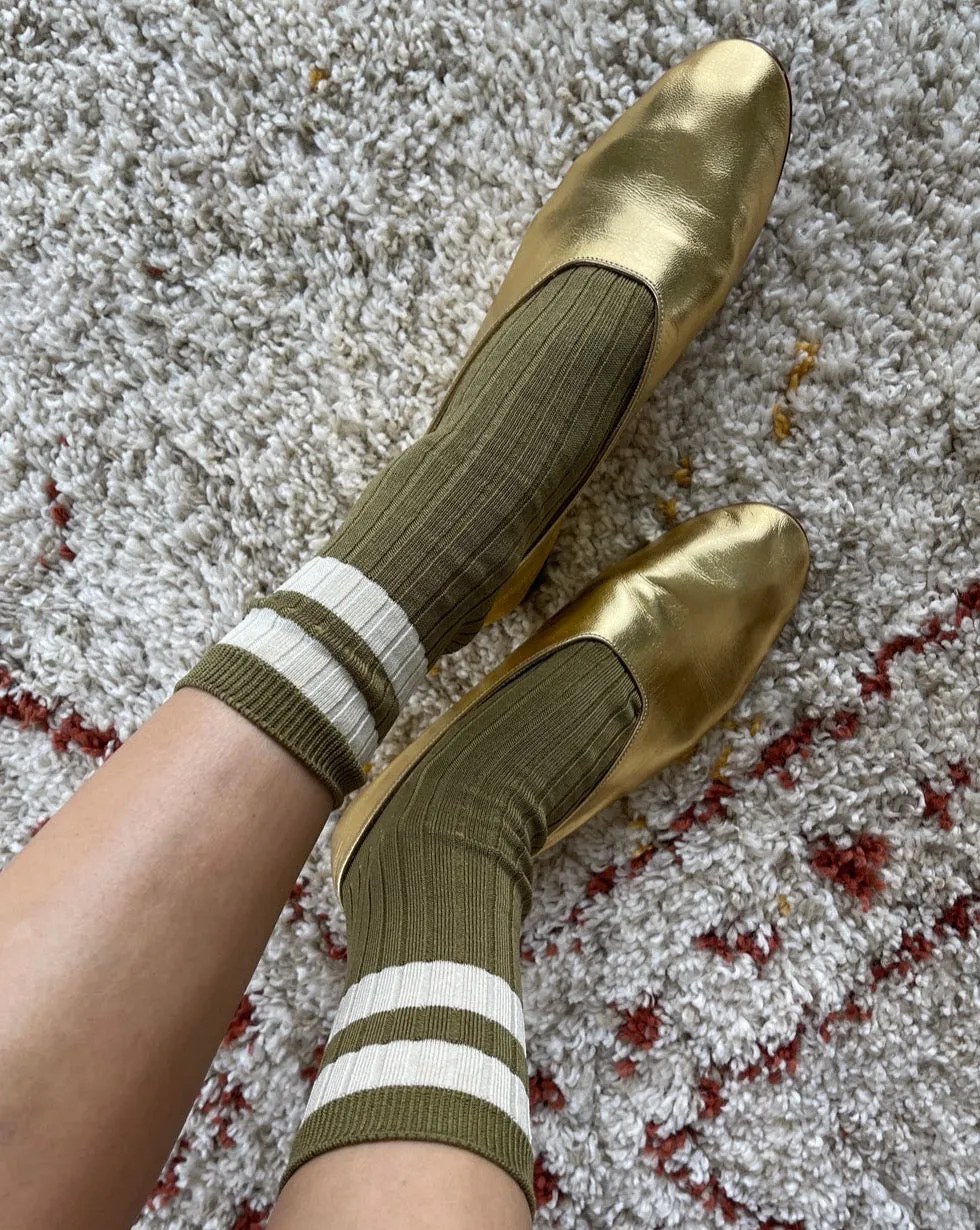 Varsity Her Socks Fern sold by Camp Brand Goods product image thumbnail 3