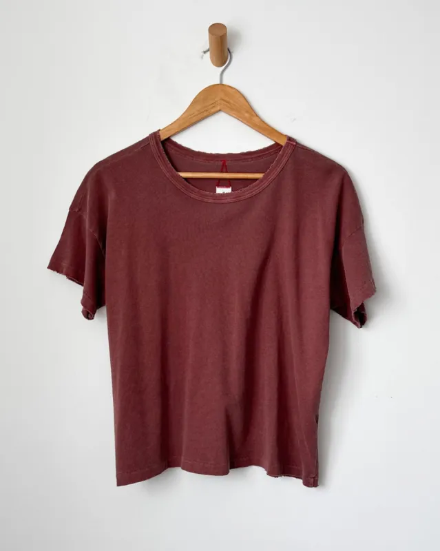 Fille Tee Brick sold by Camp Brand Goods