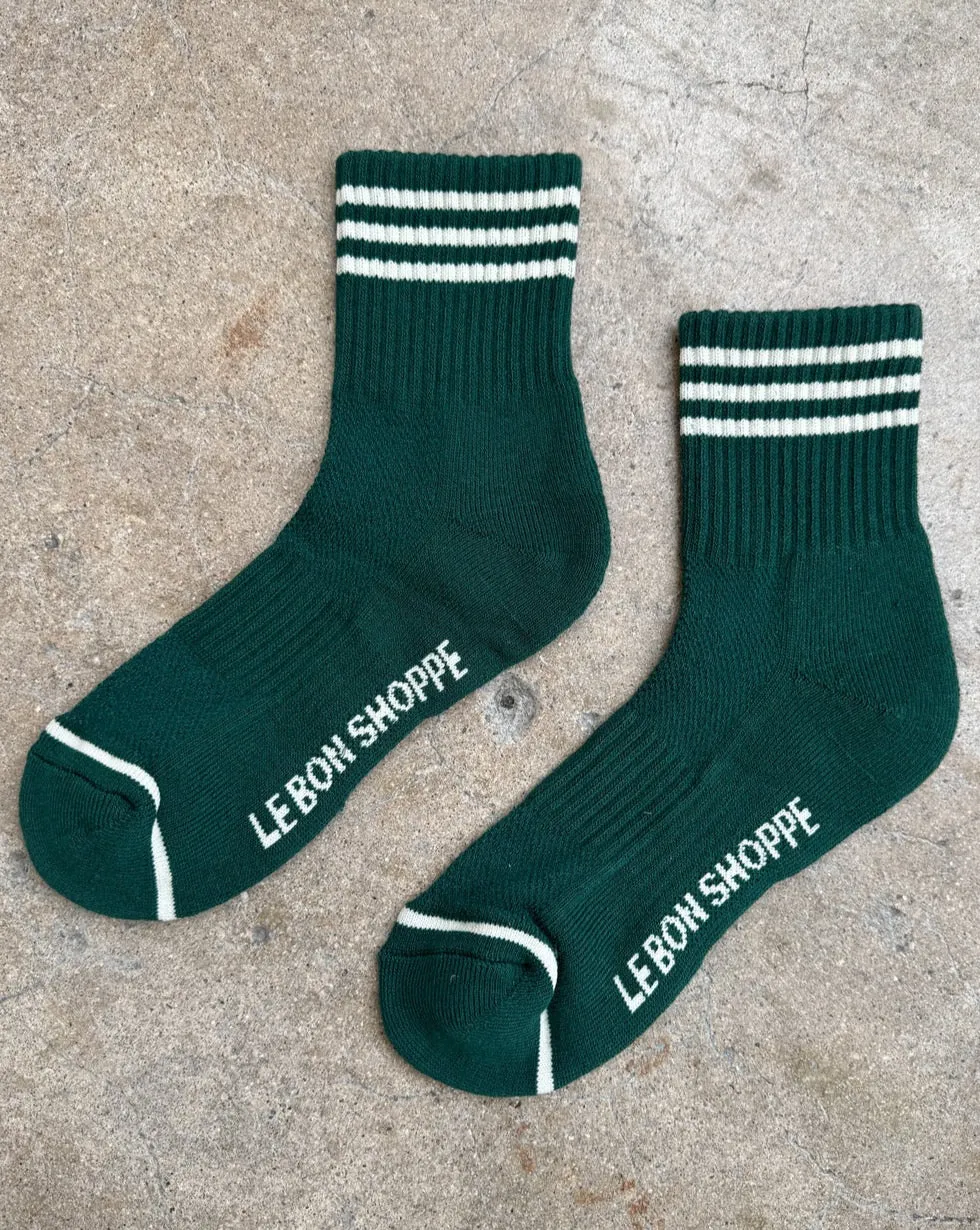 Girlfriend Socks Hunter Green sold by Camp Brand Goods