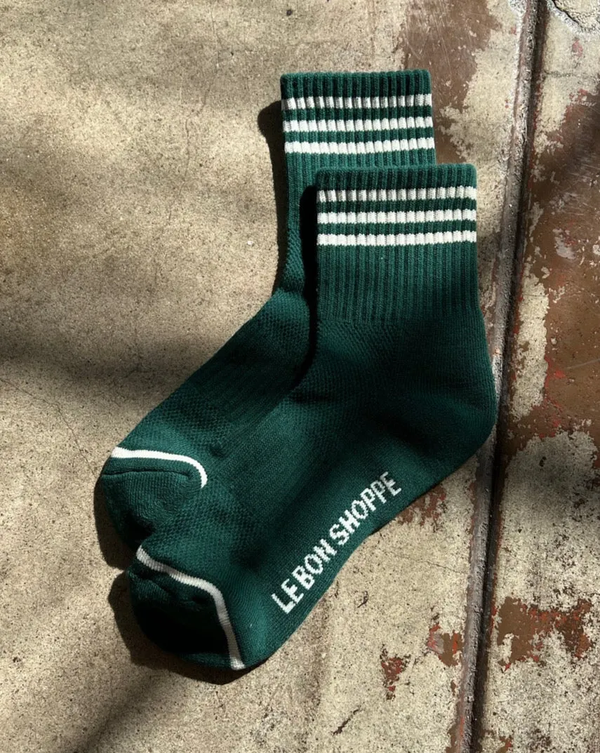 Girlfriend Socks Hunter Green sold by Camp Brand Goods product image thumbnail 2