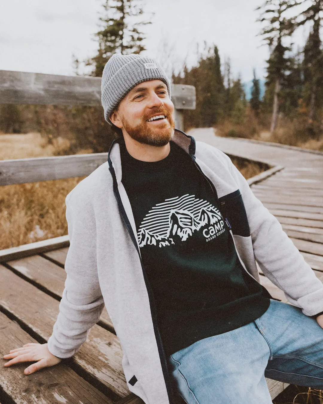 Mountain Arch Relax Crew sold by Camp Brand Goods product image thumbnail 2