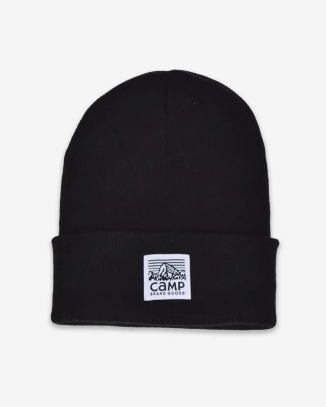Heritage Logo Toque - Black sold by Camp Brand Goods